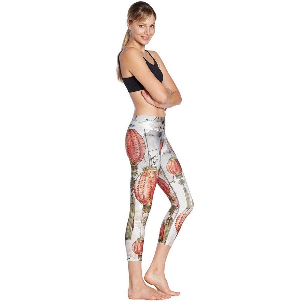 New Eagle Rock WerkShop Lanterns - Triathlon Capri Leggings Size Small